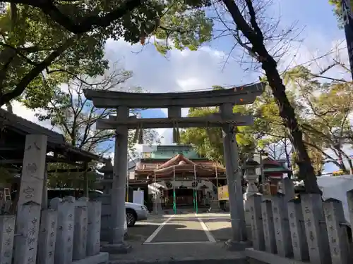 尾浜八幡神社の鳥居