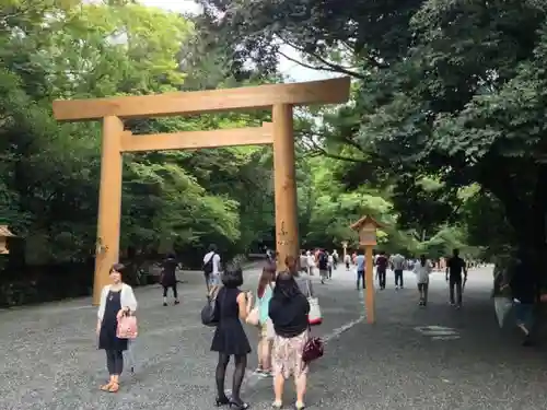 伊勢神宮内宮（皇大神宮）の鳥居