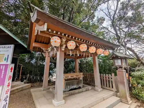 検見川神社の手水舎