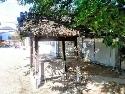 神明社（小根神明社）の手水舎