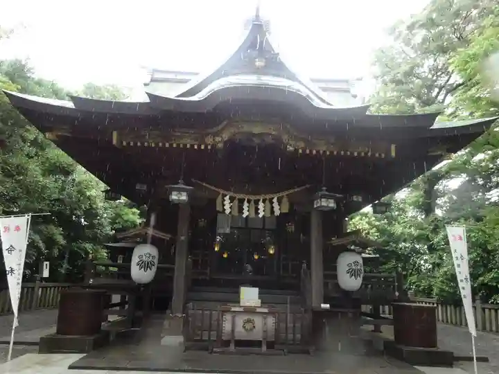 白旗神社の本殿・本堂
