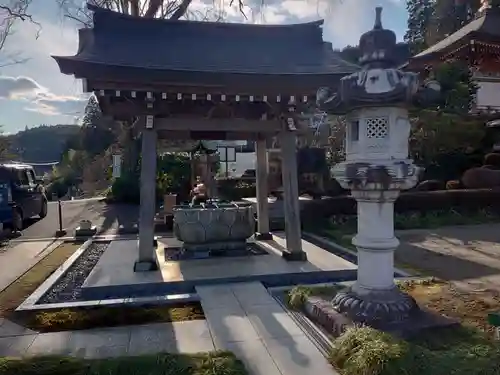 安楽寺の手水舎