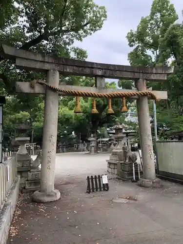 泉穴師神社の鳥居