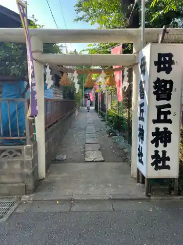母智丘神社の鳥居