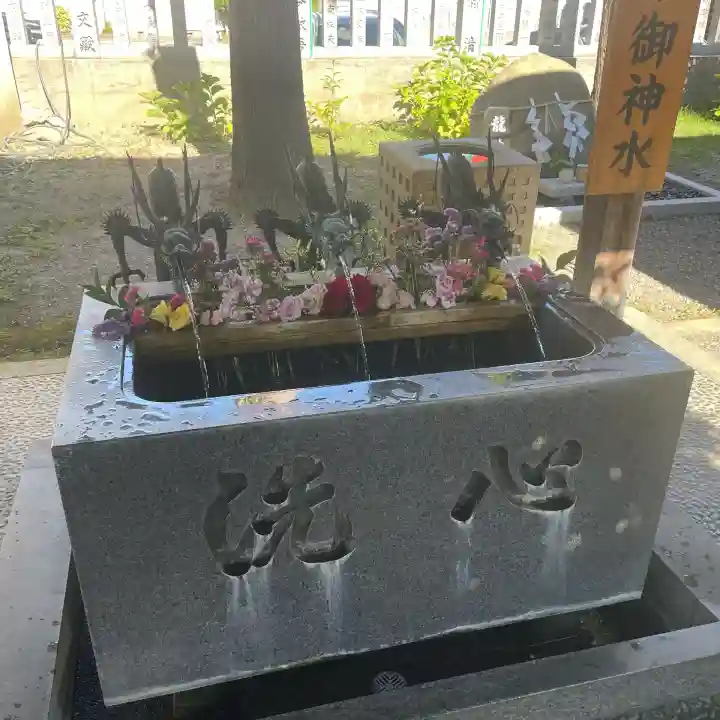 奥田神社の手水舎