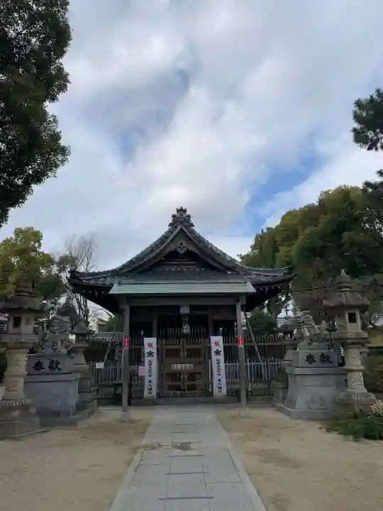 東八幡社の本殿・本堂