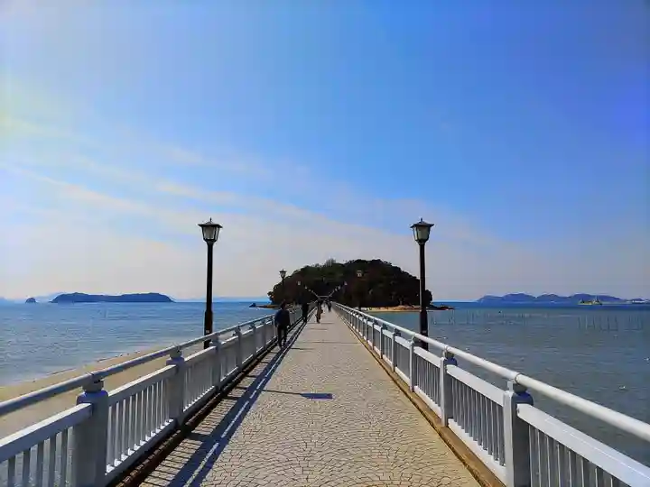 八百富神社の周辺