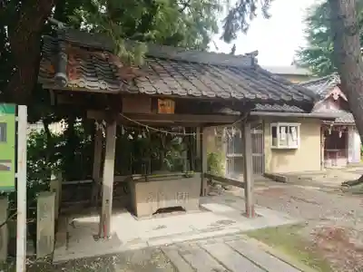 神明社（湊神明社）の手水舎
