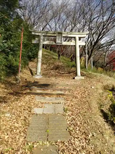 越野日枝神社の鳥居