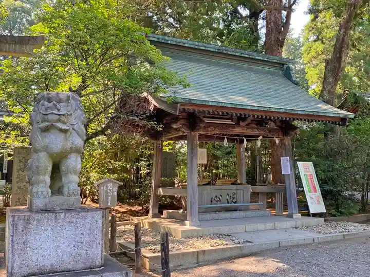 常磐神社の手水舎