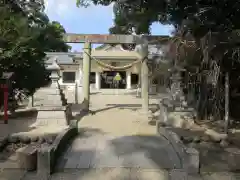 都波岐奈加等神社の鳥居