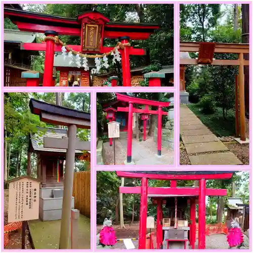 岩槻久伊豆神社の末社・摂社