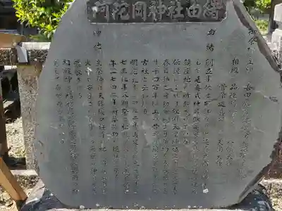 阿陀岡神社の歴史