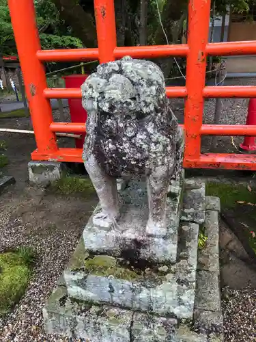 龍田大社の狛犬