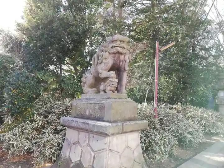 神炊館神社 ⁂奥州須賀川総鎮守⁂の狛犬