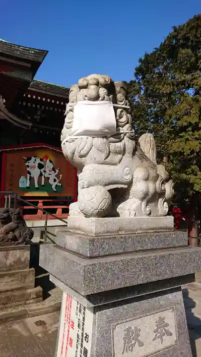 瀬田玉川神社の狛犬