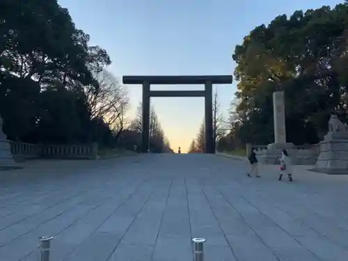 靖國神社の鳥居