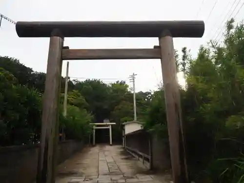 諸磯神明社の鳥居