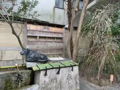 菅原院天満宮神社の手水舎