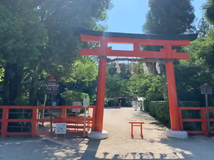 賀茂別雷神社(上賀茂神社)の鳥居