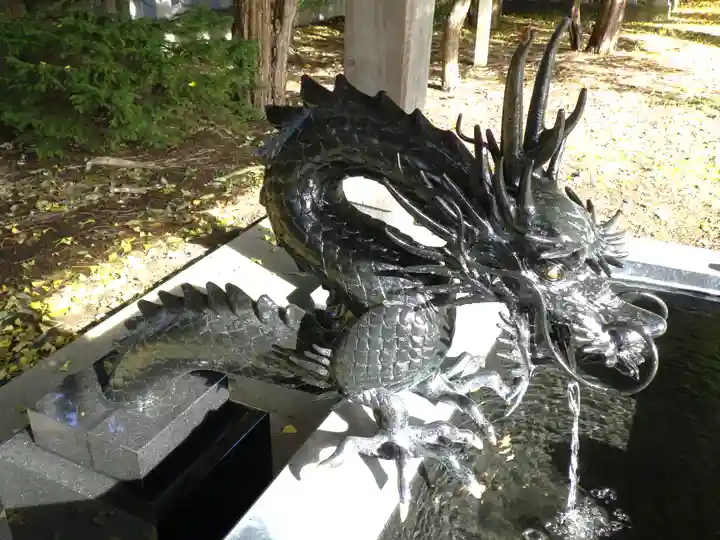 篠路神社の手水舎