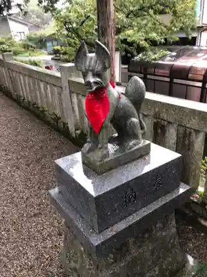 飛驒一宮水無神社の狛犬