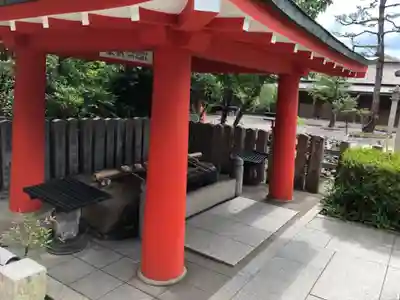 車折神社の手水舎