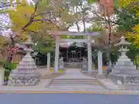 国玉神社・八劔社合殿の鳥居