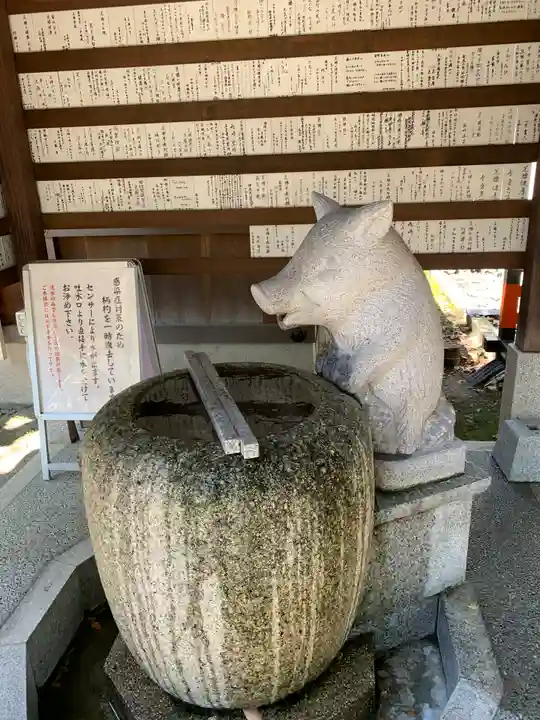 護王神社の手水舎