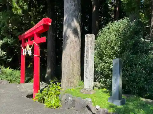 須山浅間神社の鳥居