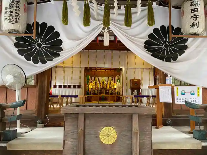 建部大社の本殿・本堂