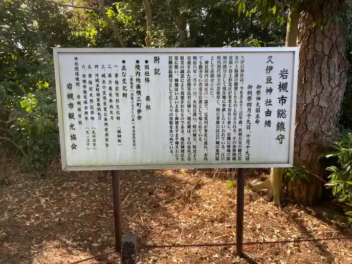 岩槻久伊豆神社の{uncategorized: "未分類", other: "その他", undefined: "問題あり", building: "その他建物", grave: "お墓", sacred_gate: "鳥居", guardian: "狛犬", statue: "像", buddha: "仏像", history: "歴史", nature: "自然", garden: "庭園", animal: "動物", pagoda: "塔", temizu: "手水舎", mountain_gate: "山門・神門", sanctuary: "本殿・本堂", subordinate: "末社・摂社", art: "芸術", scenery: "景色", jizo: "地蔵", ema: "絵馬", goshuin: "御朱印", omikuji: "おみくじ", items: "授与品その他", amulet: "お守り", goshuincho: "御朱印帳", eats: "食事", festival: "お祭り", votive_dance: "神楽", shichigosan: "七五三参", wedding: "結婚式", experience: "体験その他", initially: "初詣", around: "周辺", anti_infection: "感染症対策"}