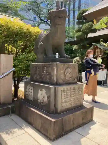 芝大神宮の狛犬