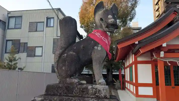 稲荷神社の狛犬