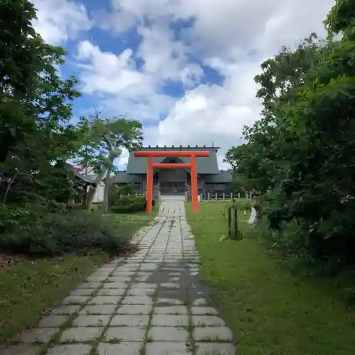 天塩厳島神社の鳥居