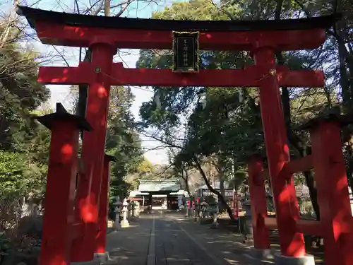 峯ヶ岡八幡神社の鳥居