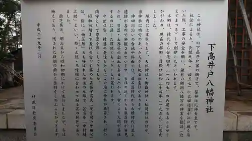 下高井戸八幡神社の歴史