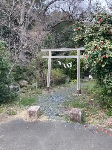 咳嗽神社の鳥居