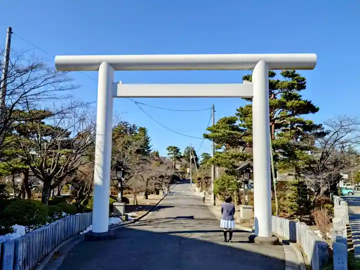 開成山大神宮の鳥居