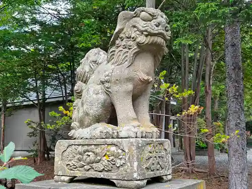 栗沢神社の狛犬