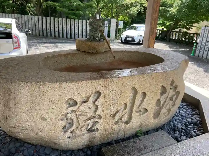 芦屋神社の手水舎