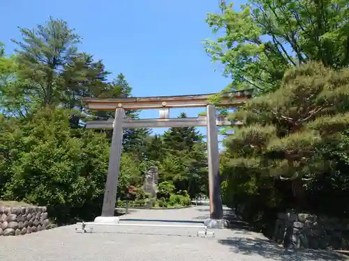 長野縣護國神社の鳥居