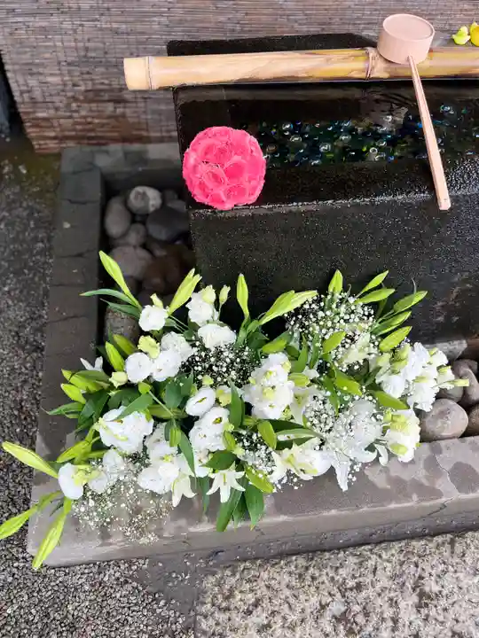 上尾御嶽神社の手水舎