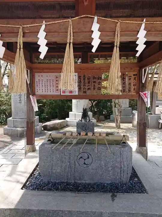 風治八幡宮の手水舎