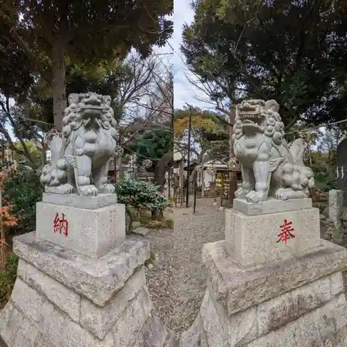 菊田神社の狛犬