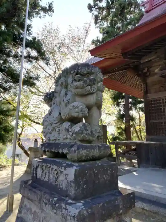 隠津島神社の狛犬