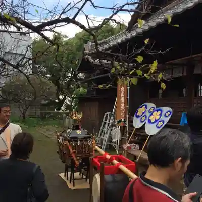 梅園身代り天満宮のお祭り