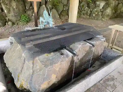 富士山東口本宮 冨士浅間神社の手水舎