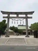 難波大社 生國魂神社の鳥居