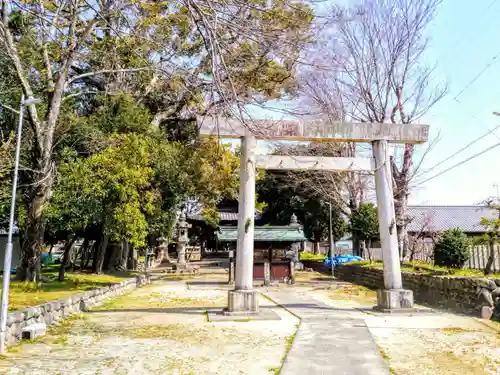 朝熊社の鳥居